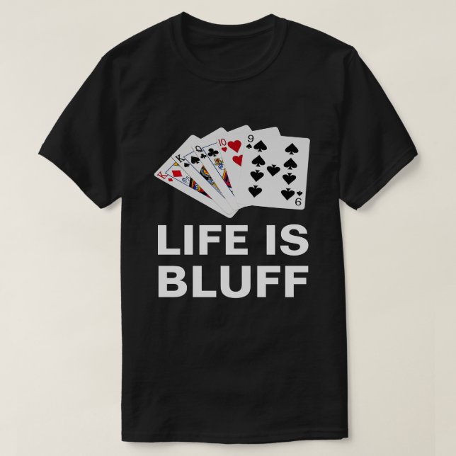 Poker Händer - ett par - Kung T Shirt (Design framsida)