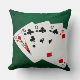 Poker Händer - Högkort - drottning Kudde