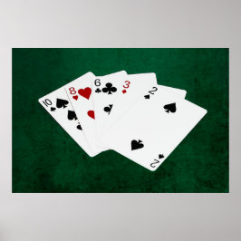 Poker Händer - Högkort - tio Poster