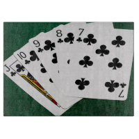 Poker Händer - Rak spolning - Klubbar Kostym