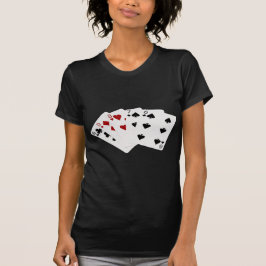 Poker Händer - Rak - tio till sex Tee Shirt