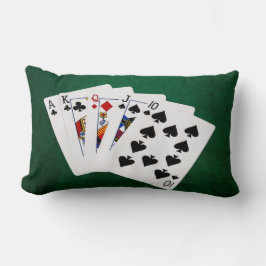 Poker Händer - Rakt - Ace to Ten Lumbarkudde