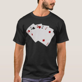 Poker Händer - Rakt - sex till två T-shirt