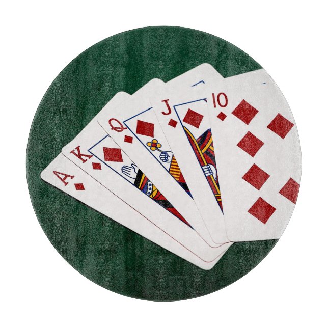 Poker Händer - Royal -  - Diamanter Kostym (Framsidan)