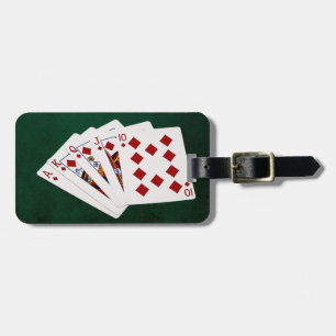 Poker Händer - Royal - - Diamanter Kostym Bagagebricka