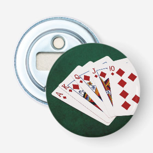 Poker Händer - Royal - - Diamanter Kostym Flasköppnare