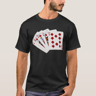 Poker Händer - Royal -  - Diamanter Kostym Tröja