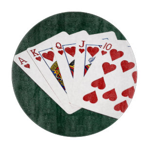 Poker Händer - Royal Flush - Hearts Kostym