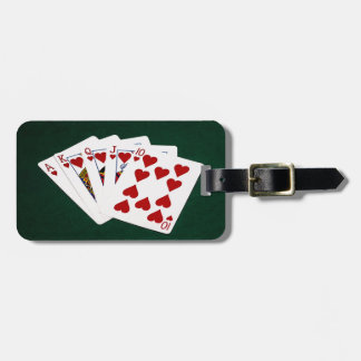 Poker Händer - Royal Flush - Hearts Kostym Bagagebricka