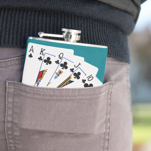 Poker Händer - Royal Flush - Klubb Kostym Fickplunta (In Situ)