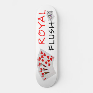 Poker Händer - Royal - tömning Mini Skateboard Bräda 18,5 Cm
