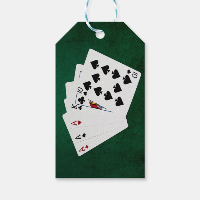 Poker Händer - tre av ett slag - Ace Presentetikett (Framsidan)