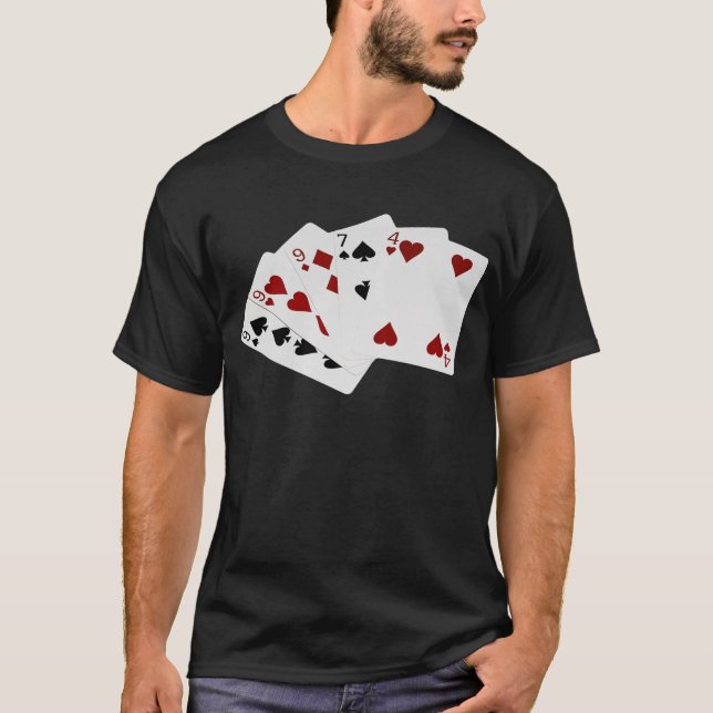 Poker Händer - tre av ett slag - nio Tee (Framsida)