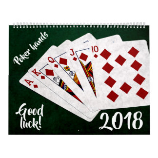 Poker Händer - unikt, roligt, anpassade Kalender
