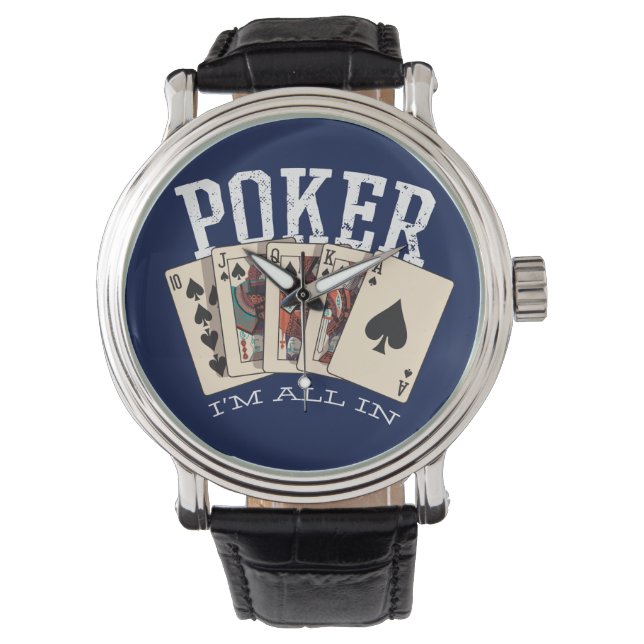 Poker Im allt in Armbandsur (Framsida)