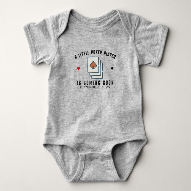 Poker Infant - lilla spelaren kommer snart T Shirt (Framsida)