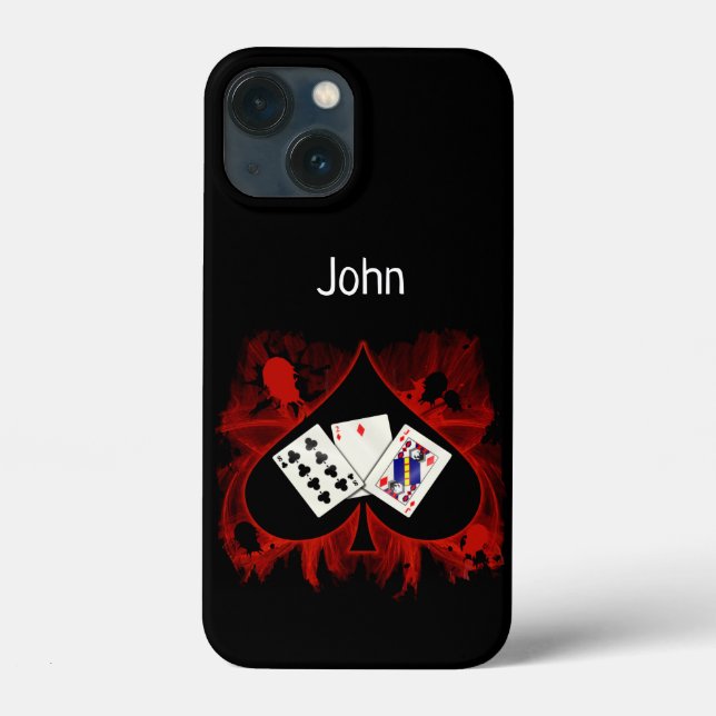 Poker iPhone 13 Fodral (Baksida)