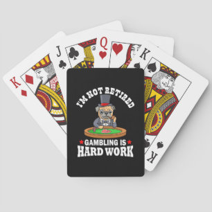 Poker, jag är inte trött casinokort