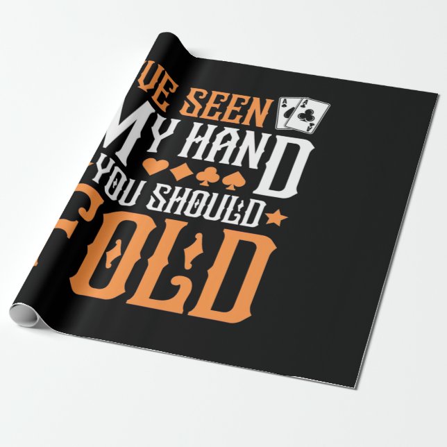 Poker jag har sett min hand presentpapper (Utrullad)