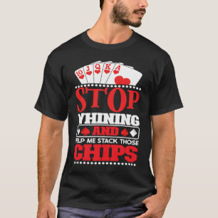 Poker Kasino Poker Spelare Hasardspel Roulette Pen T Shirt