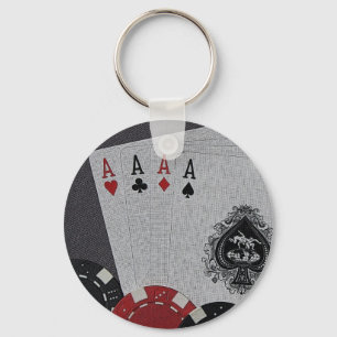 Poker Keychain Nyckelring