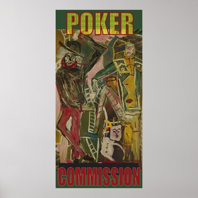 POKER KOMMISSIONEN POSTER (Framsidan)