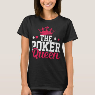 Poker Königin Prinzessin Mädchen T Shirt