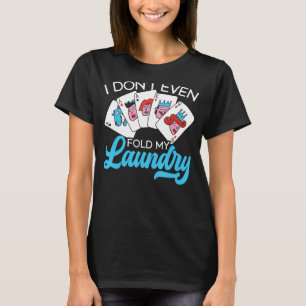 Poker-kort Bluffing Casino Player Gambling Poker T Shirt