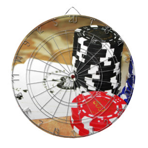 Poker-kort Ess Chip Gambling Casino Win-spel Darttavla