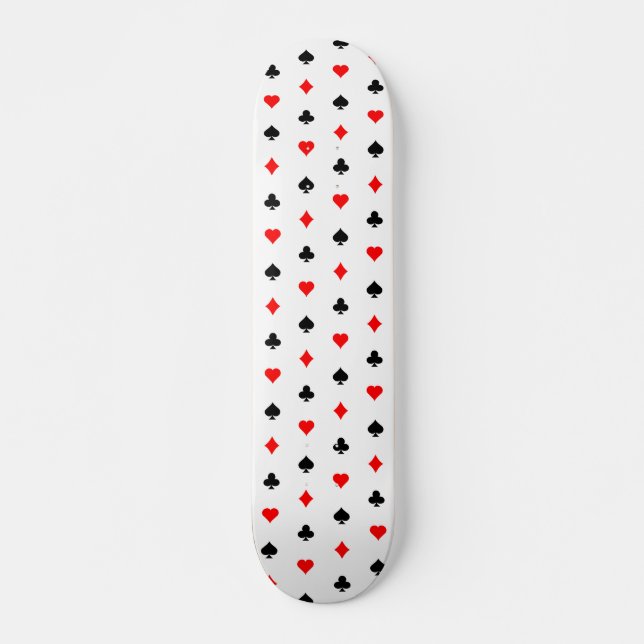 Poker Kort Färg Mönster: Skateboard (Framsida)