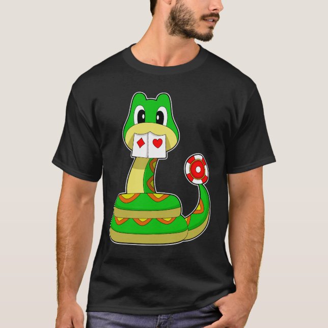 Poker-kort för ögonblicksbild t shirt (Framsida)