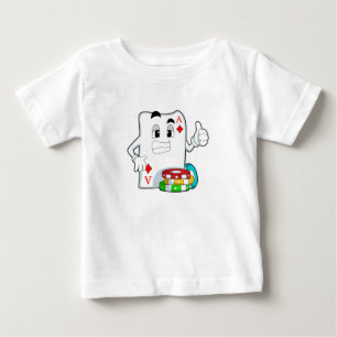 Poker-kort med Poker chip T Shirt