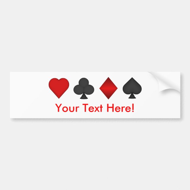 Poker: Kortkostymer: Bildekal: Svart jack Bildekal (Framsidan)