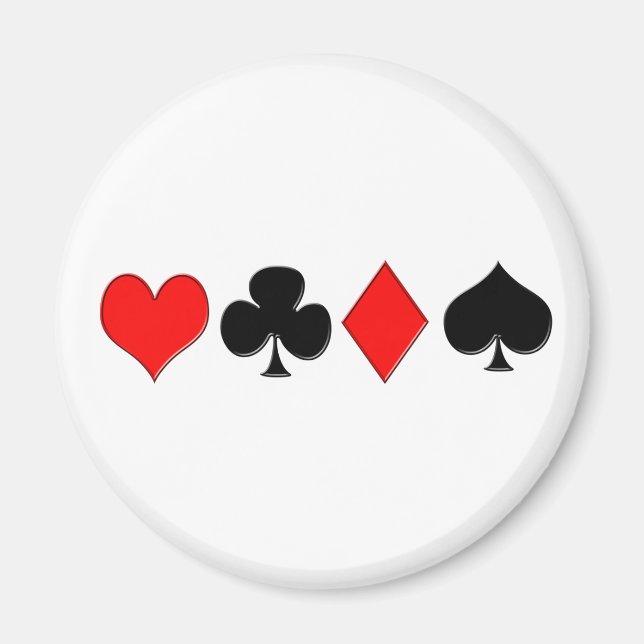 Poker Kostym Magnet (Framsidan)