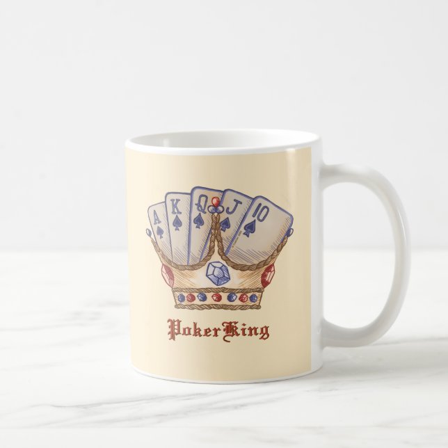 Poker Kung Kaffemugg (Höger)