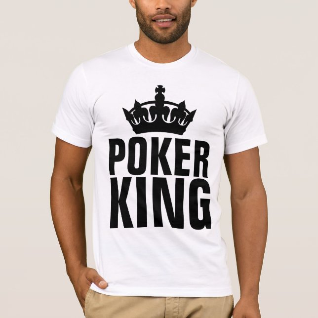 POKER KUNG MANAR fraktschakt Tees T Shirt (Framsida)