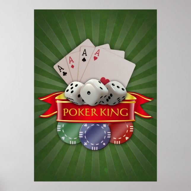Poker Mania - Cards, Dices, Chip Poster (Framsidan)