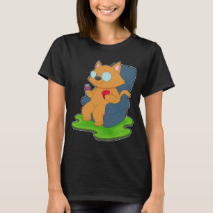 Poker med katt Pokerkort Kortspel T Shirt