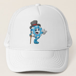 Poker med Poker chip Keps