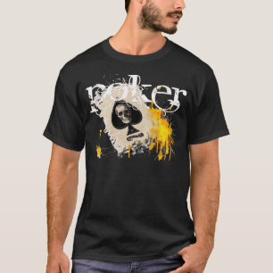 POKER MED SKALLEN TEE SHIRT