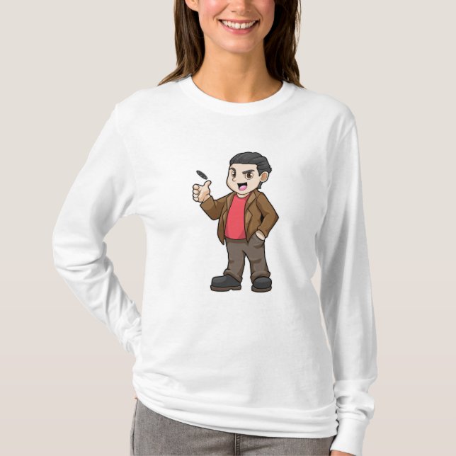 Poker med vänner t shirt (Framsida)