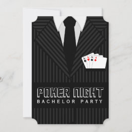 Poker Natt Kasino Sjungkarfest Skräddarsydda Inbju Inbjudningar