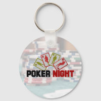 Poker Natt med uppspelningskort och Poker Chip