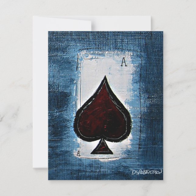 Poker Nattinbjudan Inbjudningar (Framsida)