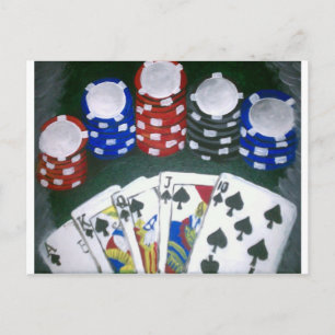 Poker Night Vykort