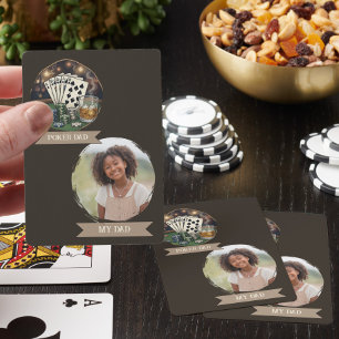 Poker Pappa Min Pappa Personlig Foto Casinokort