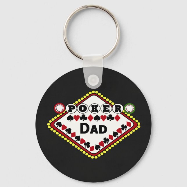 Poker Pappa Nyckelring (Framsida)