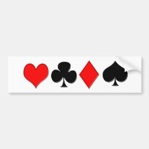 Poker passar bildekalet bildekal