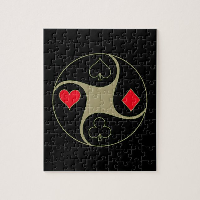 Poker passar pussel (Vertikal)