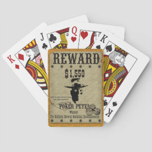 Poker Pete Reward Poster Spelkort